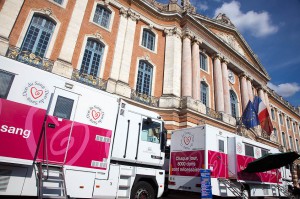 Collecte de sang à Toulouse Photo : Toulouse Infos